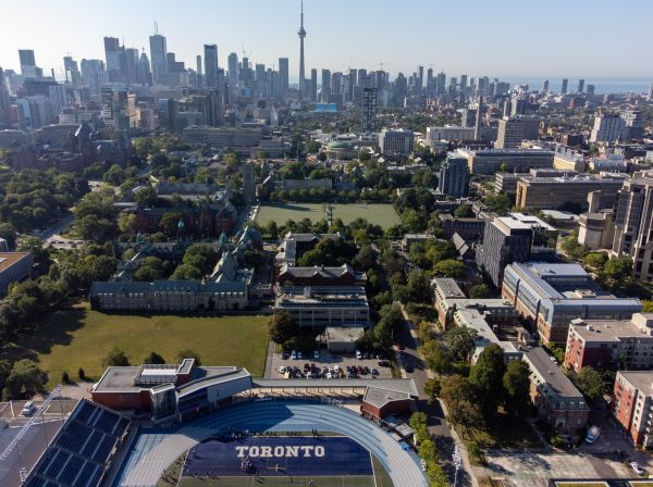 Aerial view of St. George campus